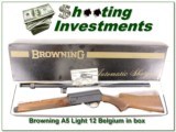 Browning A5 Light 12 72 Belgium Vent Rib in box! - 1 of 4