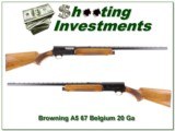 Browning A5 67 Belgium 20 Ga VR Honey Blond - 1 of 4