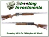 Browning A5 Light 20 74 Belgium XX Wood 26in IC! - 1 of 4