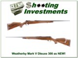 Weatherby Mark V Dleuxe 300 Wthy as new! - 1 of 4