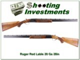 Ruger Red Label 20 Ga 28in nice wood! - 1 of 4