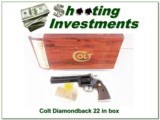 Colt Diamondback 22 LR 6in NIB! - 1 of 4