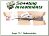 Ruger 77/17 17 HMR Skeleton Stock NIB! - 1 of 4