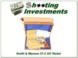 Smith & Wesson 27-2 polished nickel 5.75 ANIC - 1 of 4