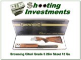 Browning Citori Grade 5 collector ANIB 12 Ga Skeet - 1 of 4