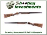 Browning Exhibition Grade 1952 Superposed Belgium 12 Ga - 1 of 4