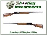 Browning A5 Magnum 12 76 Belgium Vent Rib - 1 of 4
