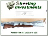 Kimber 84M Classic 243 Exc Cond in box - 1 of 4