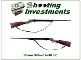 Brown Manufacturing Ballard Patent Sporting Rifle 46 RF - 1 of 4