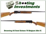 Browning A5 Sweet Sixteen 70 Belgium 26in IC VR! - 1 of 4