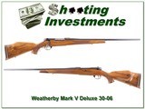 Weatherby Mark V Deluxe 9-Lug 30-06 Exc Cond - 1 of 4