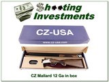 CZ Mallard 12 Gauge 28in Over and Under in box - 1 of 4