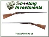 AE Fox AH Grade 12 Gauge rare English stock - 1 of 4