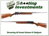 Browning A5 Sweet Sixteen 61 Belgium 28in Modified - 1 of 4