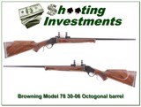 Browning Model 78 hard to fine 30-06 Octagonal barrel - 1 of 4