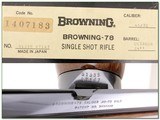 Browning Model 78 45-70 unfired in box perfect! - 4 of 4