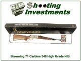 Browning Model 71 Carbine High Grade 348 Win NIB - 1 of 4
