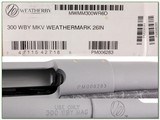 Weatherby Mark V Weathermark 300 Wthy NIB - 4 of 4