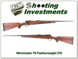 Winchester 70 Classic Featherweight 270 Win - 1 of 4