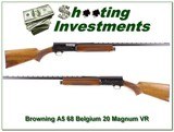 Browning A5 68 Belgium 20 Ga Magnum VR - 1 of 4