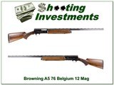 Browning A5 Magnum 12 76 Belgium Vent Rib - 1 of 4