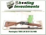 Remington 1100 LW-20 Ga 1981 Ducks Unlimited NIB! - 1 of 4