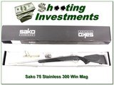 Sako 75 Stainless 300 Winchester Magnum 26in! - 1 of 4