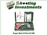 Ruger Mark III Hunter 4.5in RARE Red grips NIB! - 1 of 4
