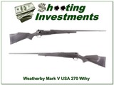 Weatherby Mark V Fluted Synthetic 270 Wthy Mag - 1 of 4