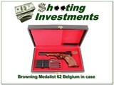 Browning Medalist 22 Auto 62 Belgium exc cond in case! - 1 of 4