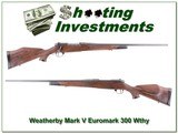 Weatherby Mark V Euromark 300 nice wood! - 1 of 4