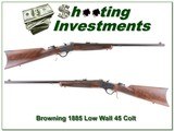 Browning 1885 Traditional Hunter Low Wall 45 COlt! - 1 of 4