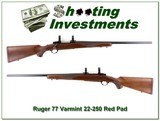 Ruger 77 Varmint 22-250 Red Pad Collector Cond! - 1 of 4