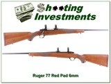 Ruger 77 older Red Pad 6mm Rem Collector! - 1 of 4