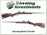 Browning Model 78 22-250 Heavy Barrel Exc Cond - 1 of 4