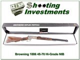 Browning 1886 Hi-Grade 45-70 Carbine Unfired in box! - 1 of 4