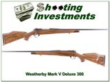 Weatherby Mark V Deluxe 300 Wthy Mag as new! - 1 of 4