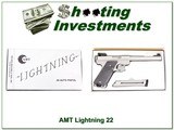 AMT Lightning Stainless 6.5in Target 22LR in box with papers! - 1 of 4