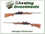 Remington 742 in hard to find 6mm Rem Exc Cond - 1 of 4