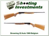 Browning 22 Auto 69 Belgium Honey Blond - 1 of 4