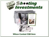 Wilson Combat CQB Compact Armor Tuff 9mm as new! - 1 of 4