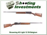Browning A5 Light 12 59 Belgium Exc Cond - 1 of 4