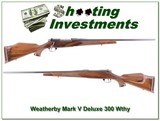 Weatherby Mark V Deluxe 300 Wthy Magnum like new - 1 of 4