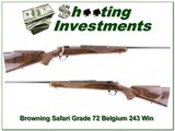 Browning Safari Grade 1972 243 XX Wood! - 1 of 4