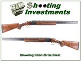 Browning Citori 28 Gauge choked Skeet & Skeet - 1 of 4