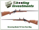 Browning Model 78 7mm Rem Octagonal Barrel like new - 1 of 4