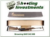 Browning BAR 243 unfired in box with beautiful wood! - 1 of 4