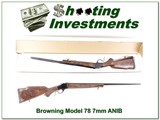 Browning Model 78 7mm Rem Mag XX Wood NIB! - 1 of 4