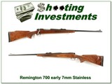 Remington 700 ADL early pressed checkering Stainless 7mm - 1 of 4