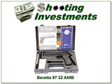 Beretta 87 TARGET 22 LR Pistol NIB - 1 of 4